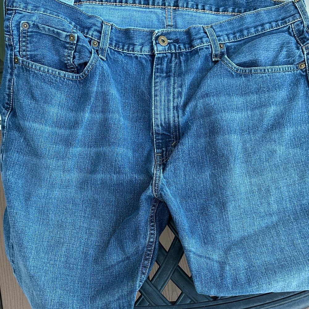 Levi's Men's Dark Blue Relaxed Jeans